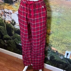 UGG Red and Blue Plaid Pants